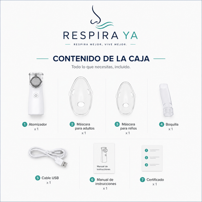 Nebulizador Portátil RespiraYa Pro™