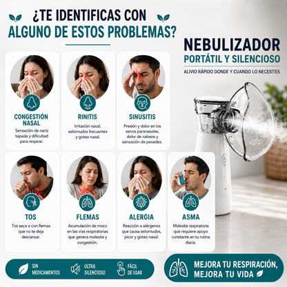 Nebulizador Portátil RespiraYa Pro™