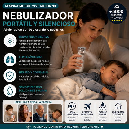 Nebulizador Portátil RespiraYa Pro™