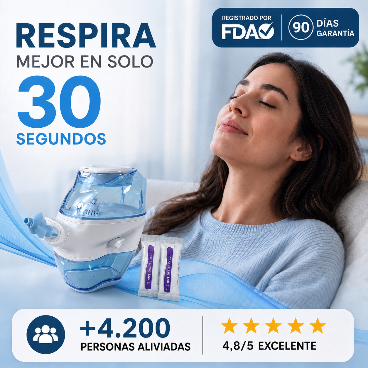 AquaFlow Pro™ – Limpieza Nasal de Doble Acción