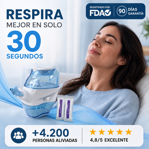 AquaFlow Pro™ – Limpieza Nasal de Doble Acción